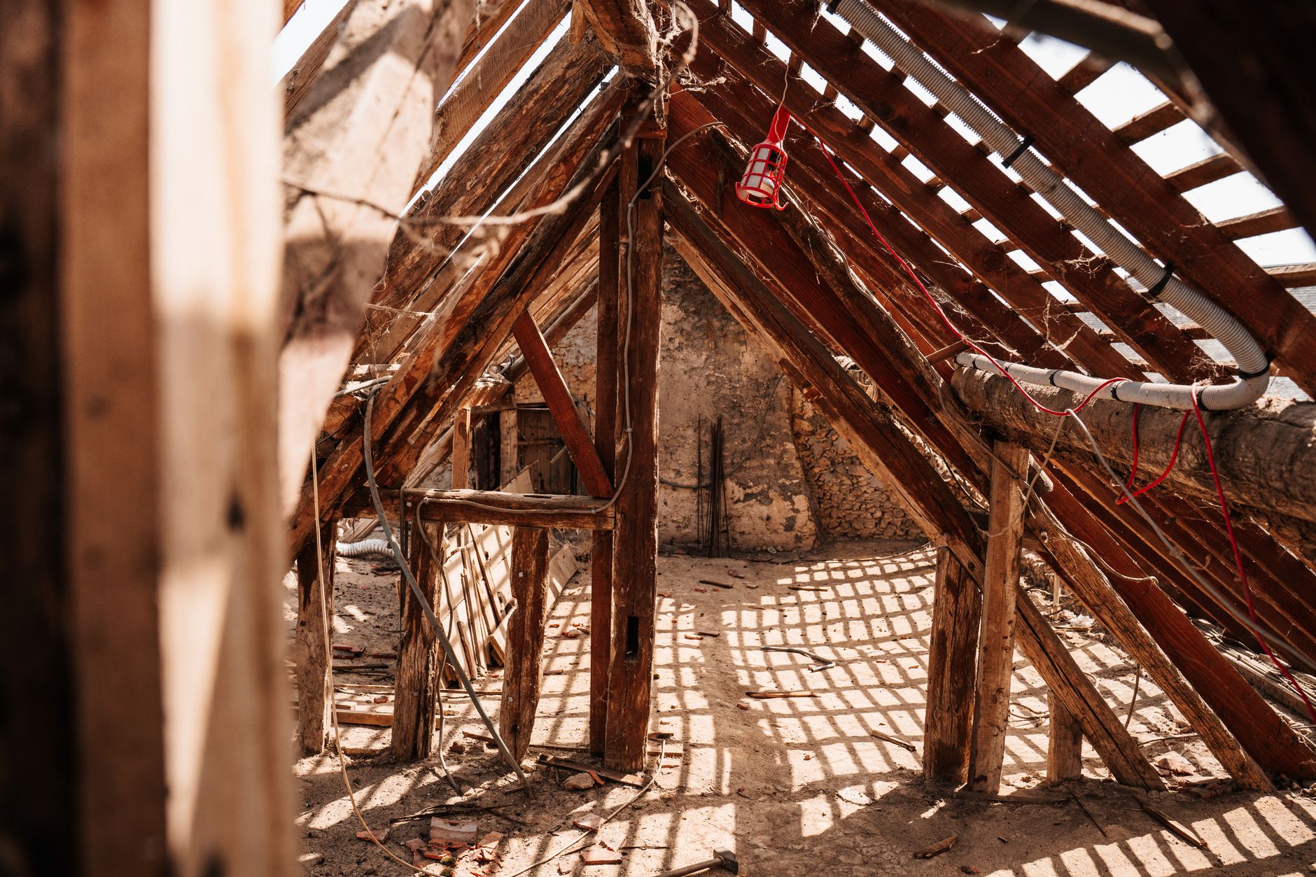The attic tells the whole story.